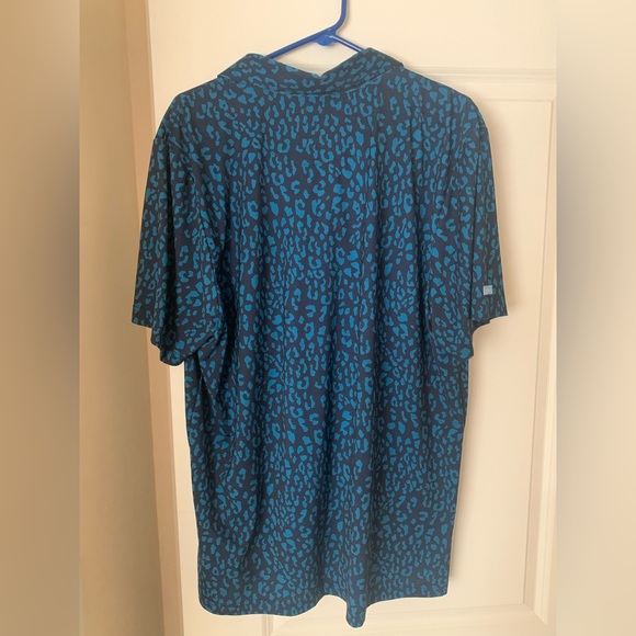 Good Good Blue Steel Leopard Polo XL - Picture 2 of 3